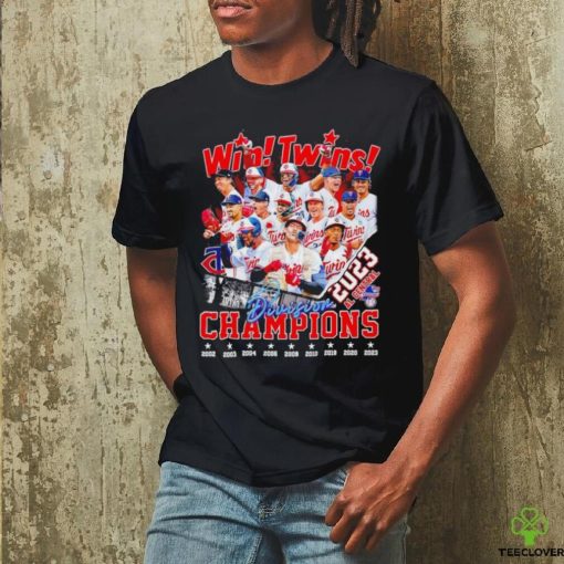 Win Twins 2023 AL Central Division Champions shirt