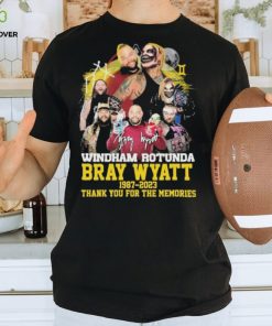 Windham Rotunda Bray Wyatt 1987 2023 thank you for the memories signature shirt