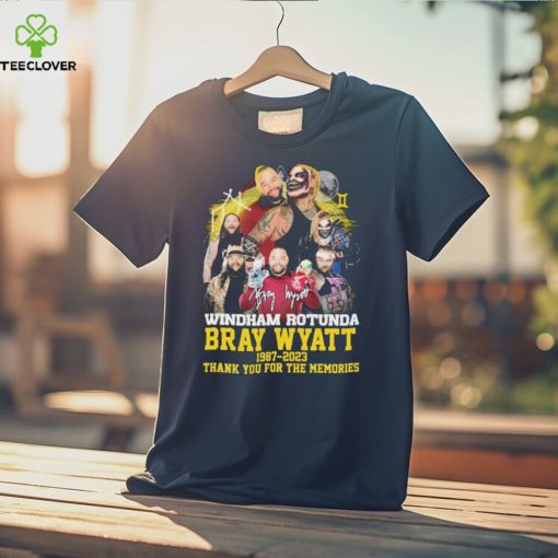 Windham Rotunda Bray Wyatt 1987 2023 thank you for the memories signature shirt