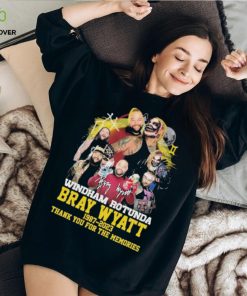 Windham Rotunda Bray Wyatt 1987 2023 thank you for the memories signature shirt