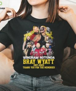 Windham Rotunda Bray Wyatt 1987 2023 thank you for the memories signature shirt