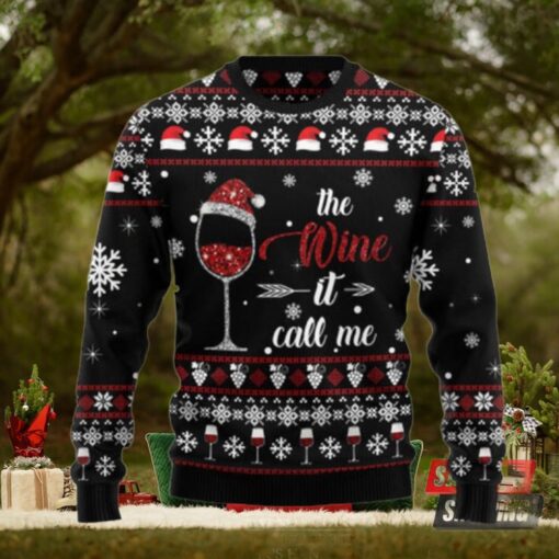Wine Call Me Ugly Christmas Sweaters
