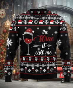 Wine Call Me Ugly Christmas Sweaters