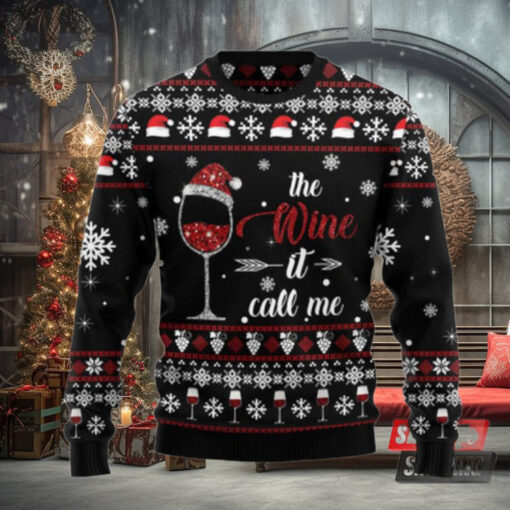Wine Call Me Ugly Christmas Sweaters