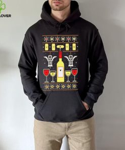 Wine Christmas Ugly Pattern hoodie, sweater, longsleeve, shirt v-neck, t-shirt