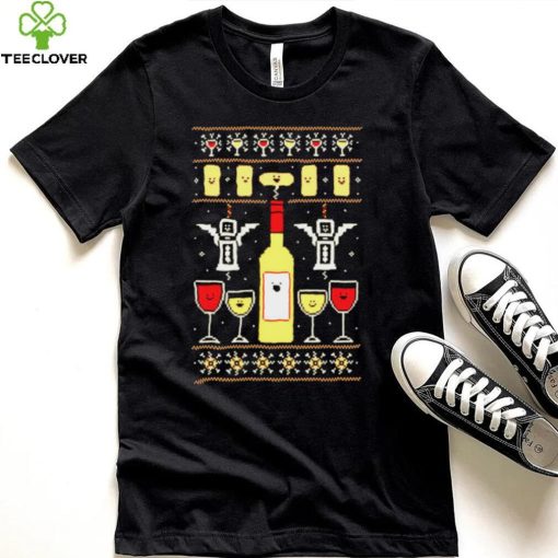 Wine Christmas Ugly Pattern hoodie, sweater, longsleeve, shirt v-neck, t-shirt