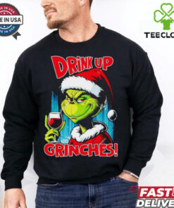 Wine drink up Grinches Christmas shirt 3 Wine drink up Grinches Christmas shirt
