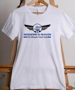 Wingers N Waves the Ultimate Travel Club logo shirt