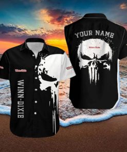 Winn Dixie Exclusive Logo Brand Hawaiian Shirt Skull Gift Summer Custom Name