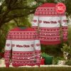 Winn Dixie Red White Design Logo Snowflake Heart Ugly Christmas Sweater