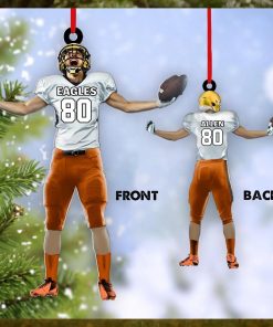 Winner Emotions American Football Ornament   Custom Ornament Gift For Football Player   Personalized Gifts For Football Lovers