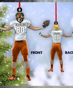 Winner Emotions American Football Ornament   Custom Ornament Gift For Football Player   Personalized Gifts For Football Lovers