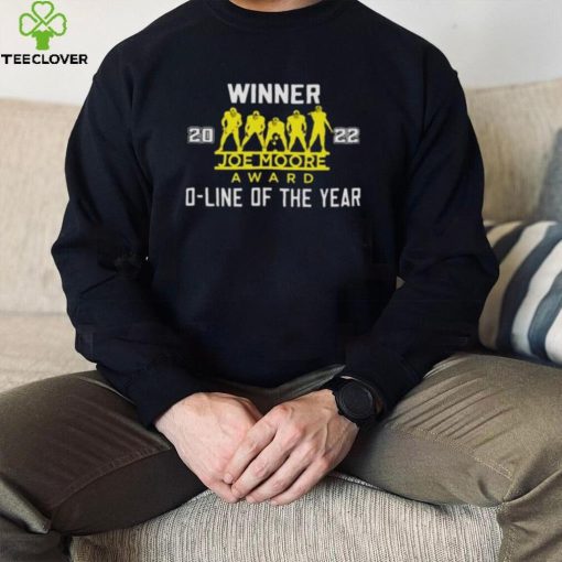 Winner joe moore award 2022 o line of the year hoodie, sweater, longsleeve, shirt v-neck, t-shirt