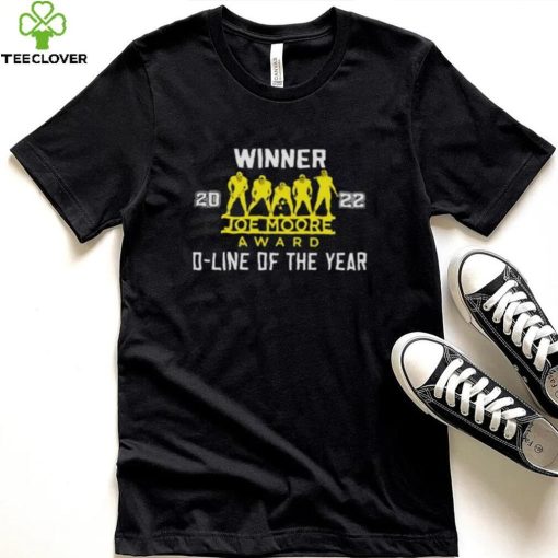 Winner joe moore award 2022 o line of the year hoodie, sweater, longsleeve, shirt v-neck, t-shirt