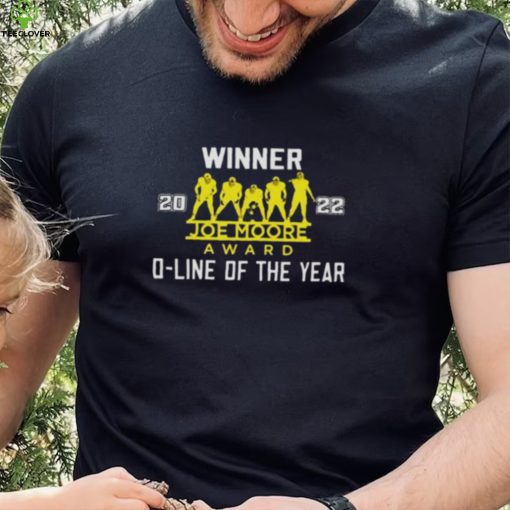 Winner joe moore award 2022 o line of the year hoodie, sweater, longsleeve, shirt v-neck, t-shirt