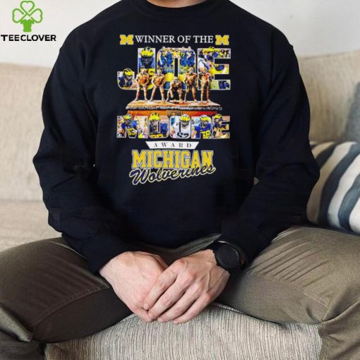 Winner of the Joe Moore award Michigan Wolverines 2024 hoodie, sweater, longsleeve, shirt v-neck, t-shirt