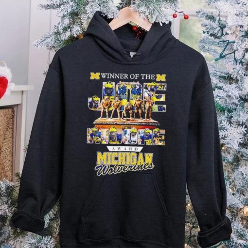 Winner of the Joe Moore award Michigan Wolverines 2024 hoodie, sweater, longsleeve, shirt v-neck, t-shirt