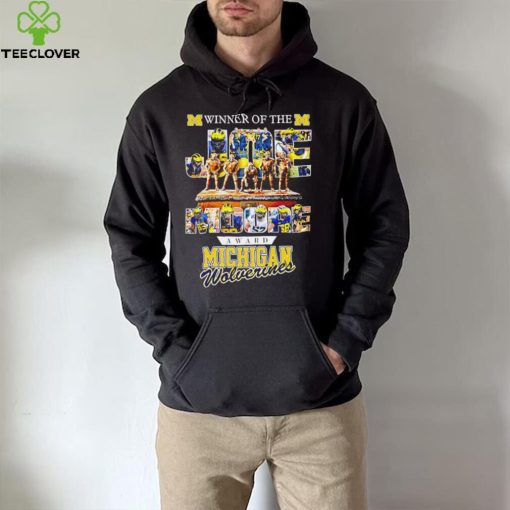 Winner of the Joe Moore award Michigan Wolverines 2024 hoodie, sweater, longsleeve, shirt v-neck, t-shirt