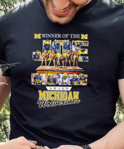 Winner of the Joe Moore award Michigan Wolverines 2024 hoodie, sweater, longsleeve, shirt v-neck, t-shirt