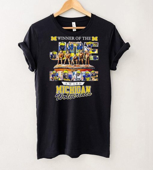 Winner of the Joe Moore award Michigan Wolverines 2024 hoodie, sweater, longsleeve, shirt v-neck, t-shirt