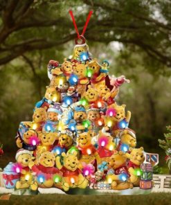 Winnie The Pooh Disney 100 Christmas Tree Decorations Unique Custom Shape Xmas Ornament