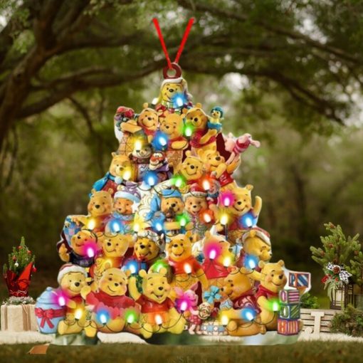 Winnie The Pooh Disney 100 Christmas Tree Decorations Unique Custom Shape Xmas Ornament