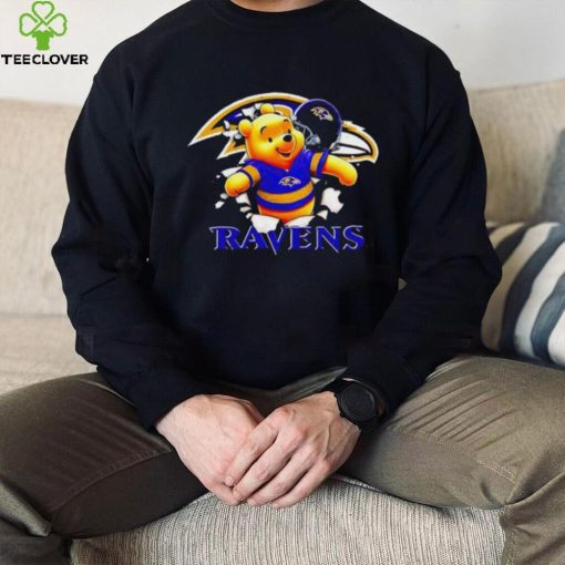 Winnie The Pooh FLN Football Baltimore Ravens hoodie, sweater, longsleeve, shirt v-neck, t-shirt