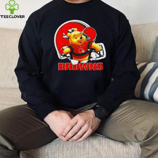 Winnie The Pooh FLN Football Cleveland Browns hoodie, sweater, longsleeve, shirt v-neck, t-shirt