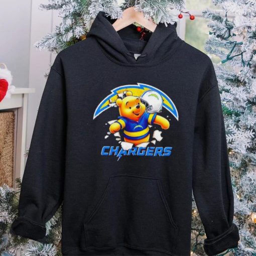 Winnie The Pooh FLN Football Los Angeles Chargers hoodie, sweater, longsleeve, shirt v-neck, t-shirt