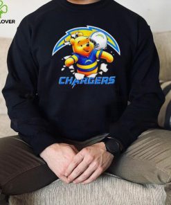 Winnie The Pooh FLN Football Los Angeles Chargers hoodie, sweater, longsleeve, shirt v-neck, t-shirt