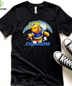 Winnie The Pooh FLN Football Los Angeles Chargers hoodie, sweater, longsleeve, shirt v-neck, t-shirt