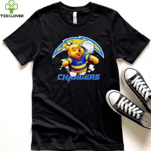 Winnie The Pooh FLN Football Los Angeles Chargers hoodie, sweater, longsleeve, shirt v-neck, t-shirt