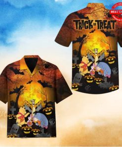 Winnie The Pooh Halloween Trick Or Treat Hawaiian Shirt