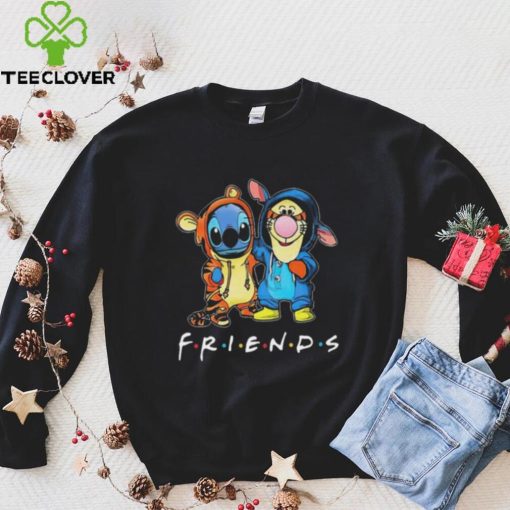 Winnie The Pooh Tigger And Stitch Best Friends Disney Fan hoodie, sweater, longsleeve, shirt v-neck, t-shirt