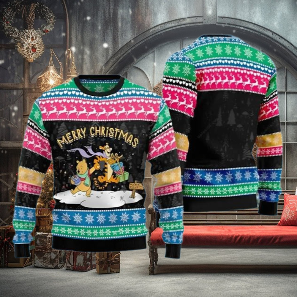 Winnie The Pooh Ugly Christmas Sweater Winnie The Pooh Ugly Christmas Sweater