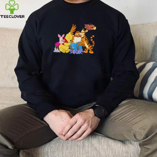 Winnie the Pooh characters reading book cartoon 2022 hoodie, sweater, longsleeve, shirt v-neck, t-shirt