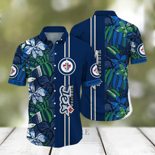 Winnipeg Jets NHL Flower Hawaiian Shirt Unique Gift For Fans