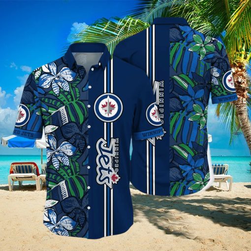 Winnipeg Jets NHL Flower Hawaiian Shirt Unique Gift For Fans