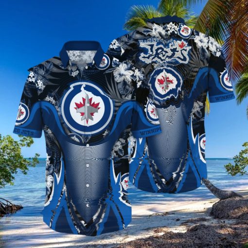 Winnipeg Jets NHL Hawaiian Shirt Vacation Time Aloha Shirt