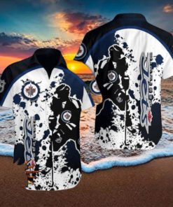 Winnipeg Jets Sports Team Player 3D Hawaiian Shirt For Fans