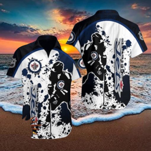 Winnipeg Jets Sports Team Player 3D Hawaiian Shirt For Fans