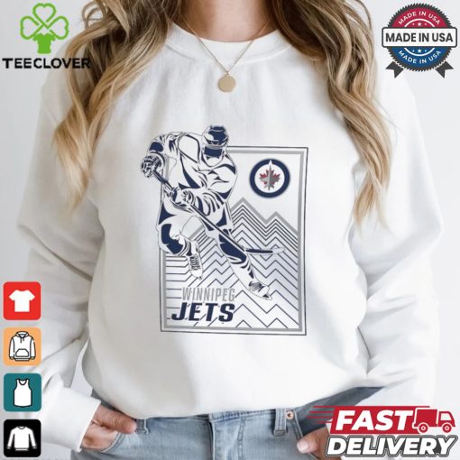 Winnipeg Jets Starter White Player Grid T Shirt