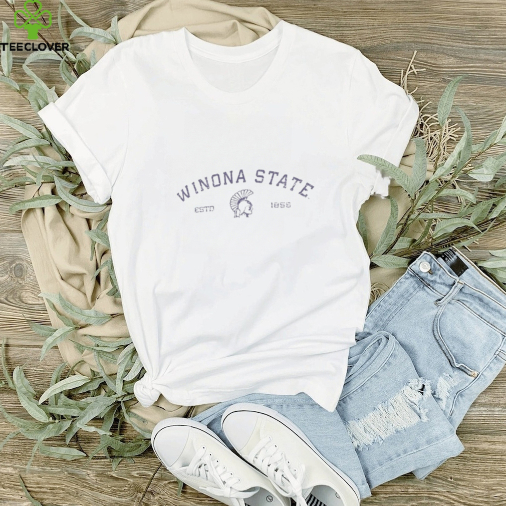 Winona State Warriors Alternative Apparel Retro Jersey Headliner Cropped T Shirt Winona State Warriors Alternative Apparel Retro Jersey Headliner Cropped T Shirt