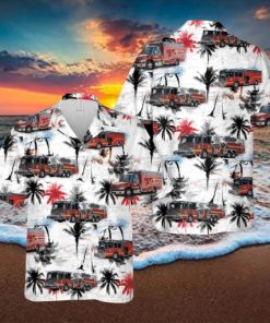 Winter Garden Florida Fire Department Hawaiian Shirt Summner Vacation Shirt