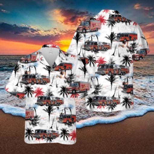 Winter Garden Florida Fire Department Hawaiian Shirt Summner Vacation Shirt