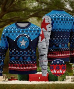 Winter Soldier Superhero Avengers Ugly Christmas Sweater Xmas Gifts