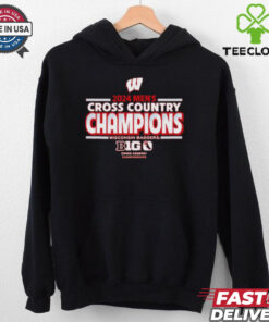 Wisconsin Badgers 2024 Big Ten Men’s Cross Country Champions Shirt