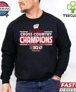 Wisconsin Badgers 2024 Big Ten Men’s Cross Country Champions Shirt