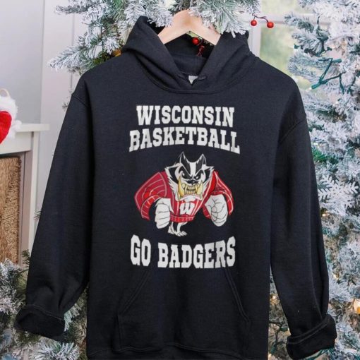 Wisconsin Badgers Basketball Go Badgers Mascot Sweathoodie, sweater, longsleeve, shirt v-neck, t-shirt