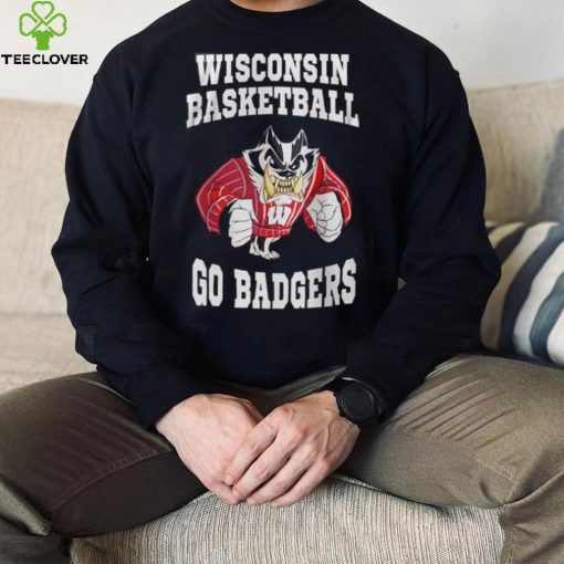 Wisconsin Badgers Basketball Go Badgers Mascot Sweathoodie, sweater, longsleeve, shirt v-neck, t-shirt